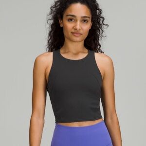 Lululemon Wunder Under Train Racerback Women's Top Size 6 Black